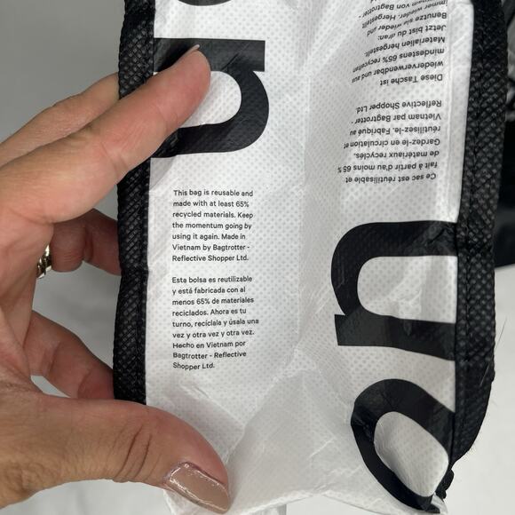 Lululemon Athletica Reusable Shopping Bags Bundle Of 2 Small Size Both Practical - Picture 2 of 6